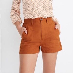 Madewell Sienna Camp Short Burnt Orange Women’s Small